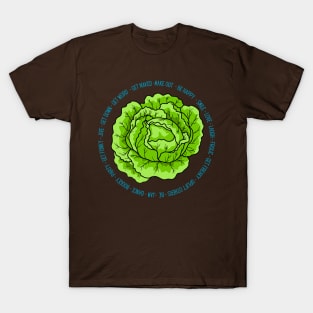 LETTUCE Dance - Jam - Get Weird - Party - Laugh - Jive - Boogey - Get Down - Get Funky - Smile - Dad Joke T-Shirt